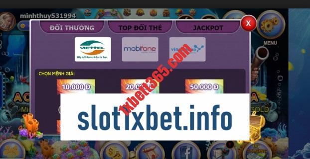 Bắn cá đổi thẻ cào online dễ dàng tại 1xbet