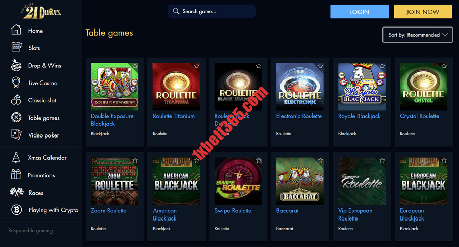 Spielbank via 5 Euro Einzahlung: Beste 5 Eur Casinos 21dukes casino table games