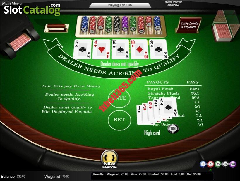 Reel Struck Position Video game United kingdom, Casino Stud Poker Amaya 4