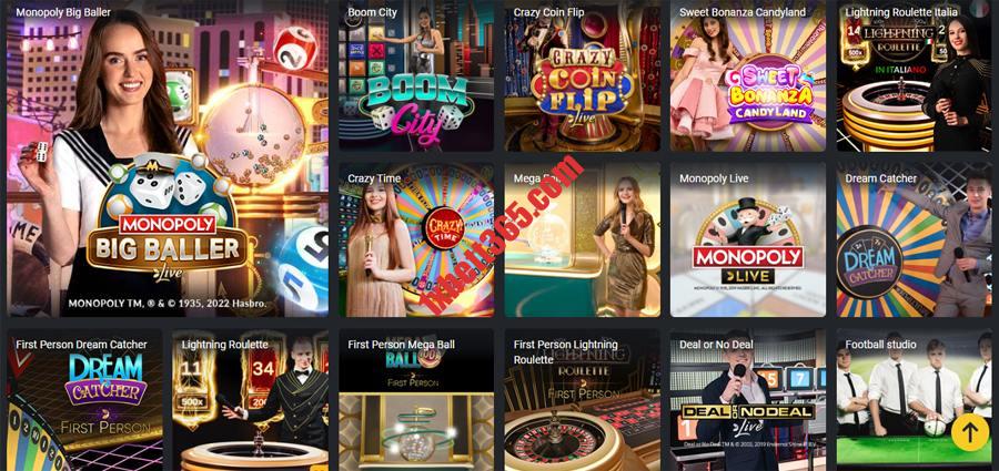 Wunderino App in iOs und Android Aufführen unsereiner Spielbank Spiele!! screenshot live casino planetwin365 casino